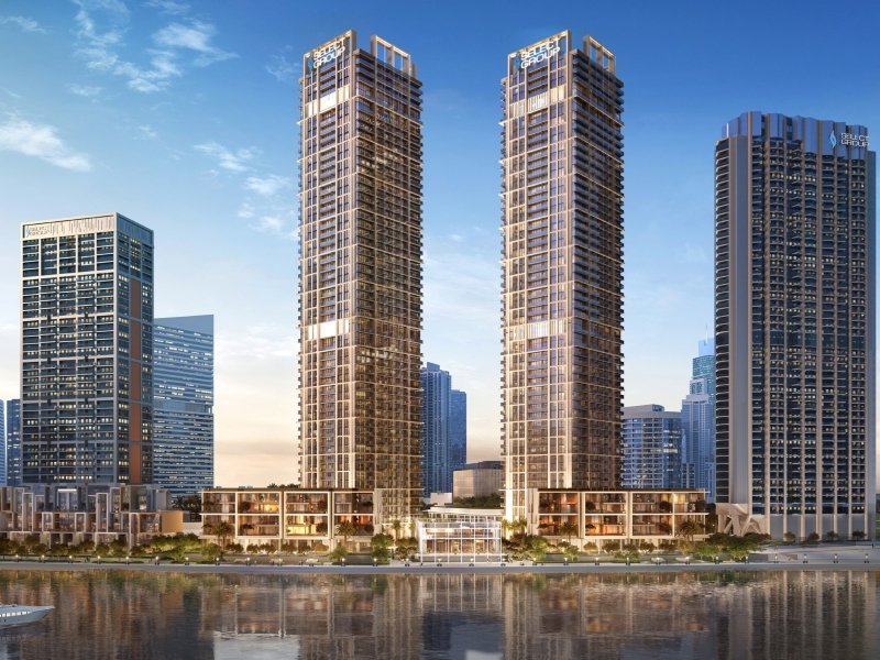 1 br apartment in Peninsula Four under construction, Business Bay, Dubai
