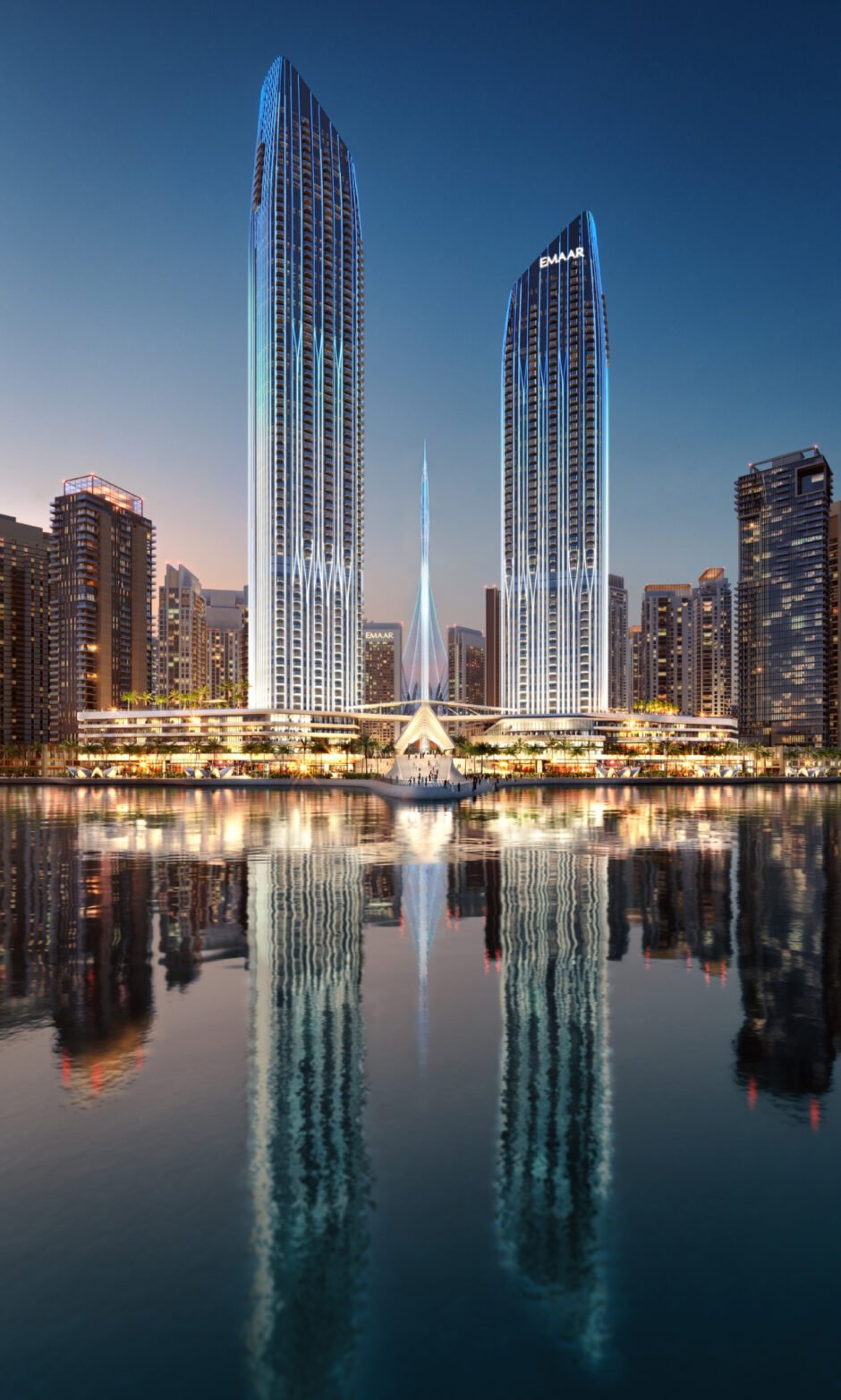 Apartment 2 br in the completed complex Address Harbour Point 2, Creek Harbour, Dubai