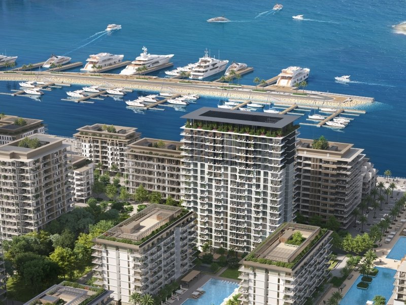 Apartment 2 br in complex under construction, Seascape project, Mina Rashid, Dubai