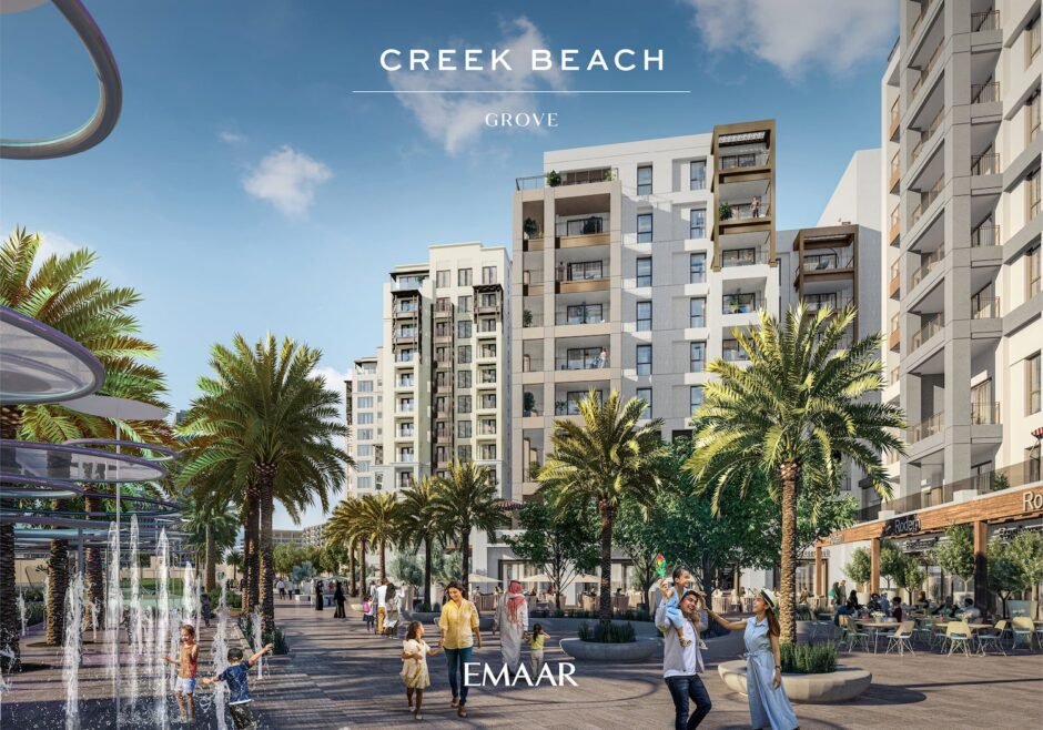 Apartment 2 br in the under construction complex Grove 3, Creek Harbour, Dubai