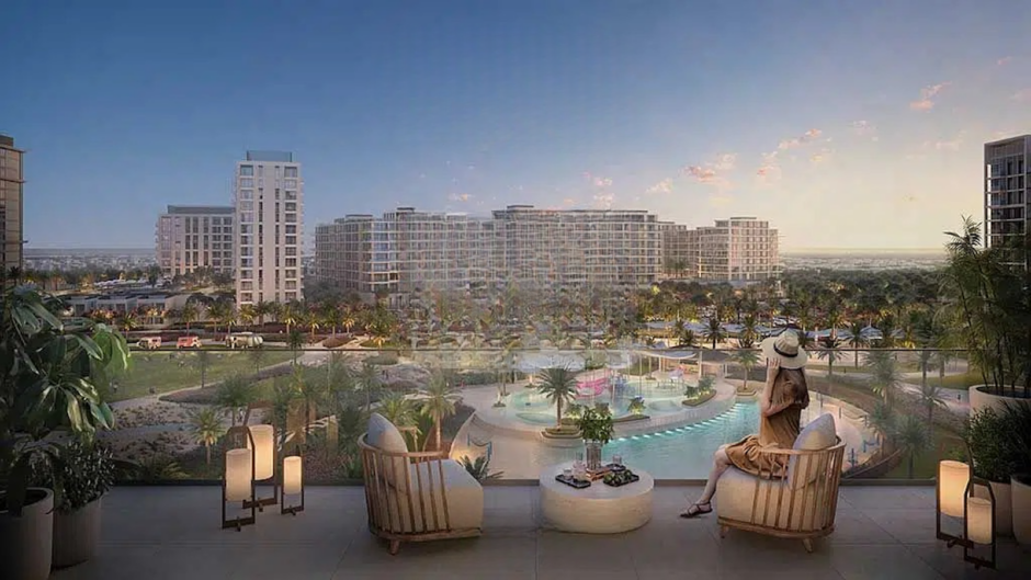 Apartment 3 br in a complex under construction, Parkside Views project, Dubai Hills, Dubai