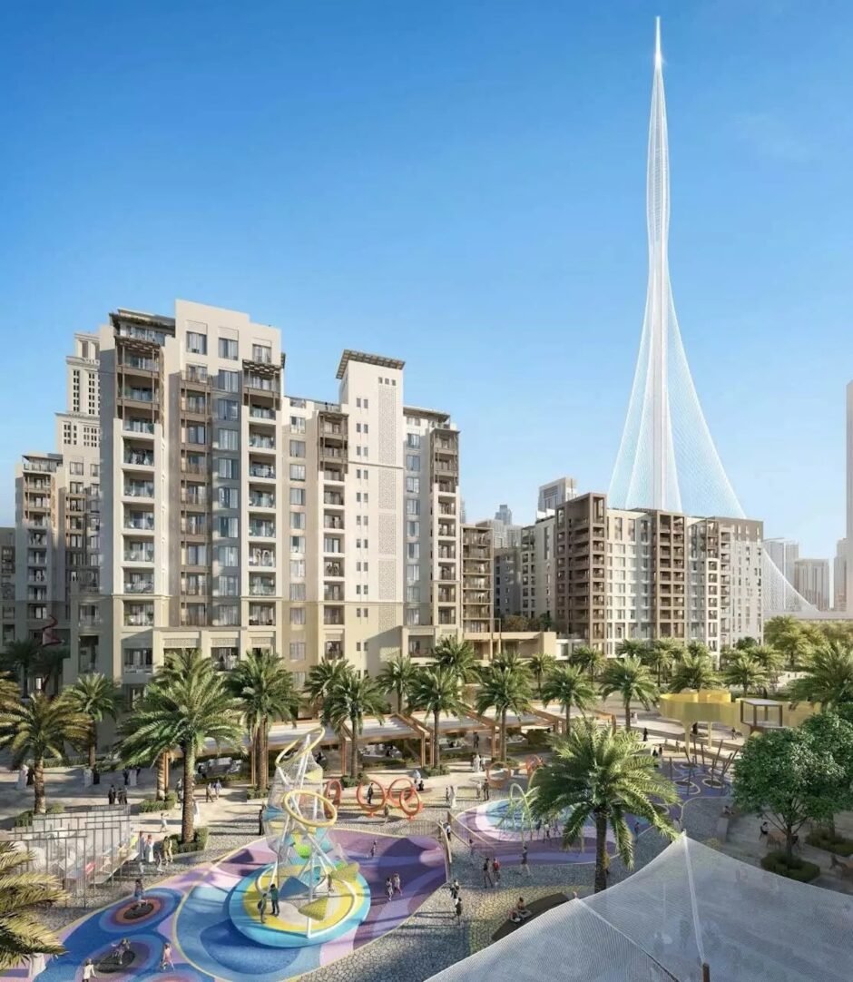 Apartment 2 br in completed complex, Bayshore 1 Creek Beach project, Creek Harbour, Dubai