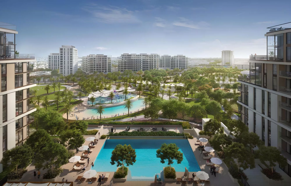 1 br apartment in a complex under construction, Parkside Views project, Dubai Hills, Dubai