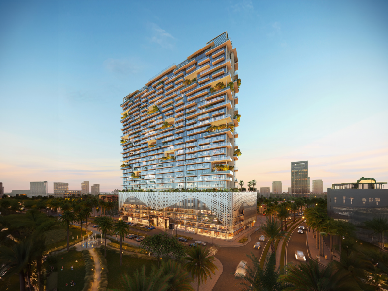 Studio apartments in ONE PARK CENTRAL BY IMAN, JVC, Dubai, under construction