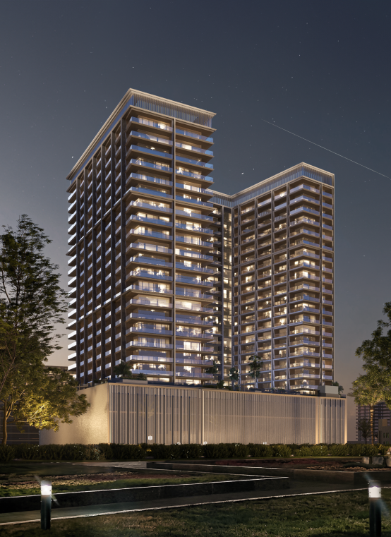 Studio apartments from developer, Binghatti Ghost project, Creek Harbour, Dubai