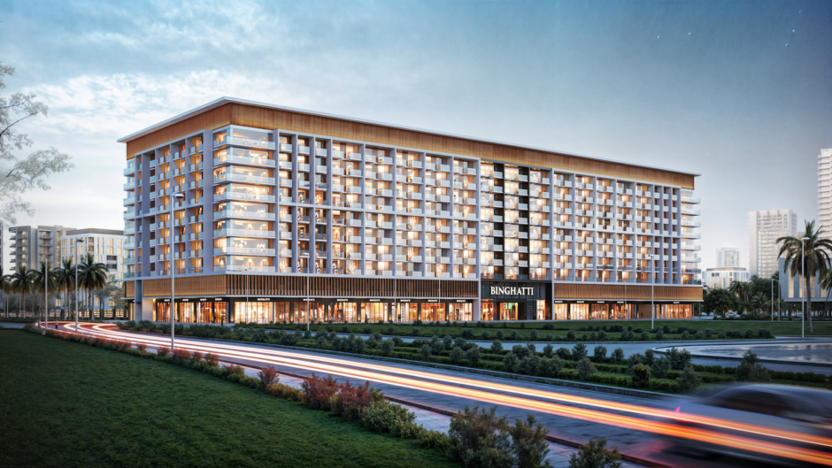 Apartment 2 br from the developer, BINGHATTI PHOENIX project, JVC, Dubai