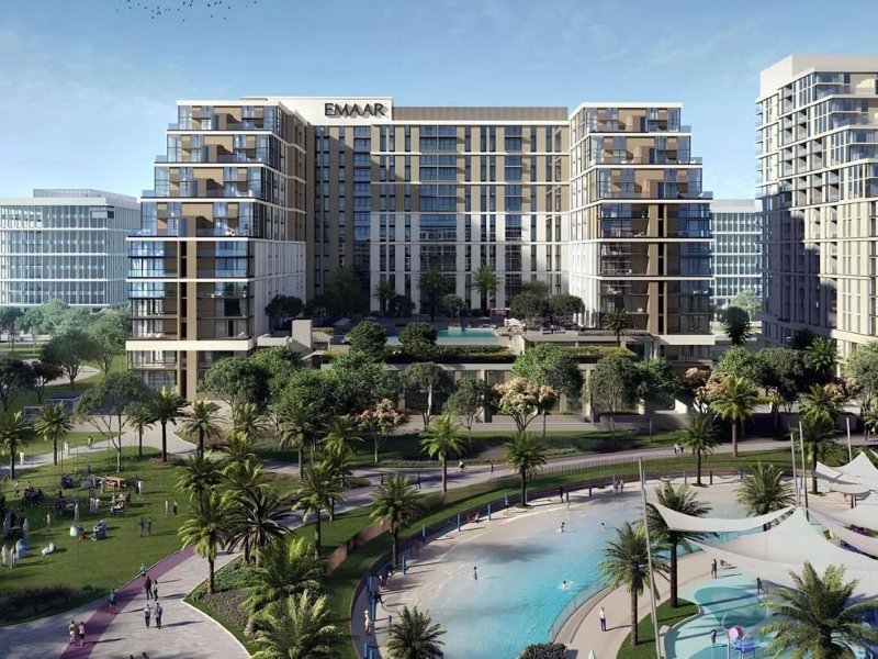 Apartment 2 br in a complex under construction, Parkside Views project, Dubai Hills, Dubai