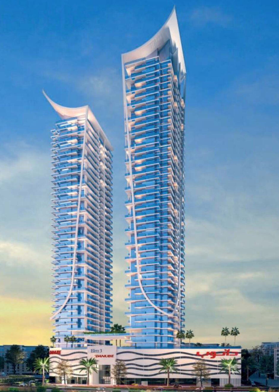 Apartment 2 br from developer, ELITZ 3 by Danube project, JVC, Dubai