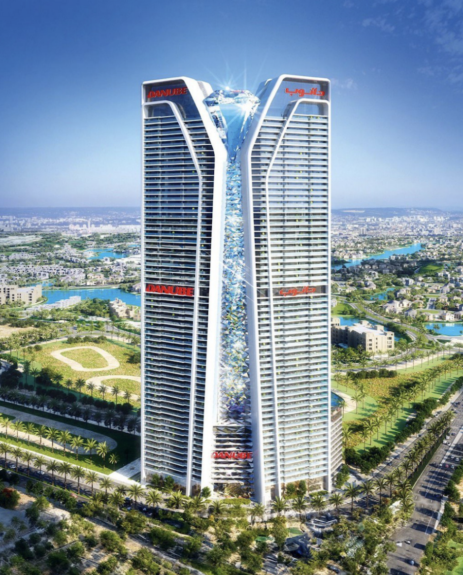 Apartment 3 br + pool from developer, Diamondz BY DANUBE project, JLT, Dubai