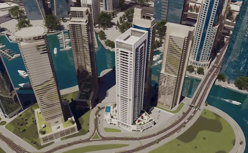 Apartments 2 br from the developer, Pelagos Residence project, Dubai Marina, Dubai
